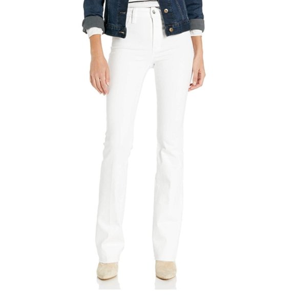 Joe's Jeans Denim - Joes Flawless High Waisted Jeans White Curvy Bootcut Waist 23" Flattering Sexy